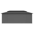 Miniatyrbilde 5 av 9: vidaXL Paviljong med gardiner 600x298x270 cm antrasitt