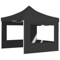 Miniatyrbillede 4 af 9: vidaXL foldbart festtelt med vægge aluminium 2 x 2 m antracitgrå