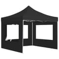 Miniatyrbillede 5 af 9: vidaXL foldbart festtelt med vægge aluminium 2 x 2 m antracitgrå