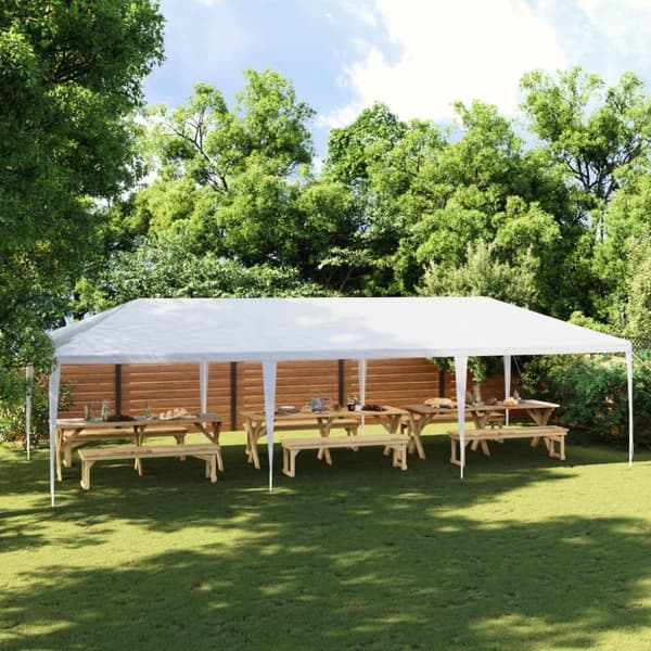 vidaXL Partytelt 4x9 m hvit