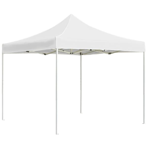 vidaXL foldbart festtelt aluminium 2 x 2 m hvid