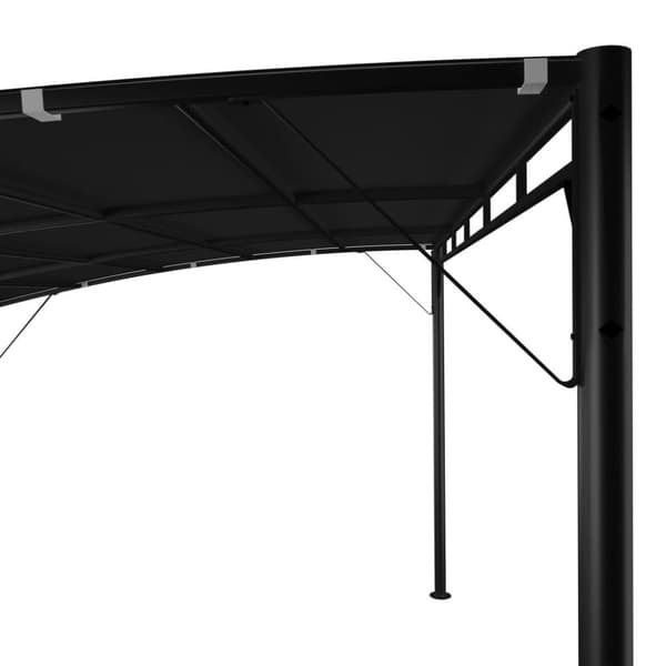 vidaXL fritstående havemarkise 4x3x2,55 m antracitgrå
