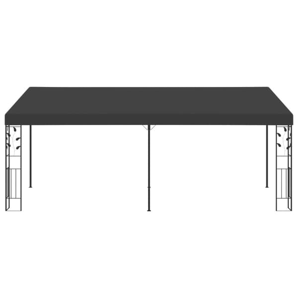 vidaXL Väggmonterad paviljong 6x3x2,5 m antracit