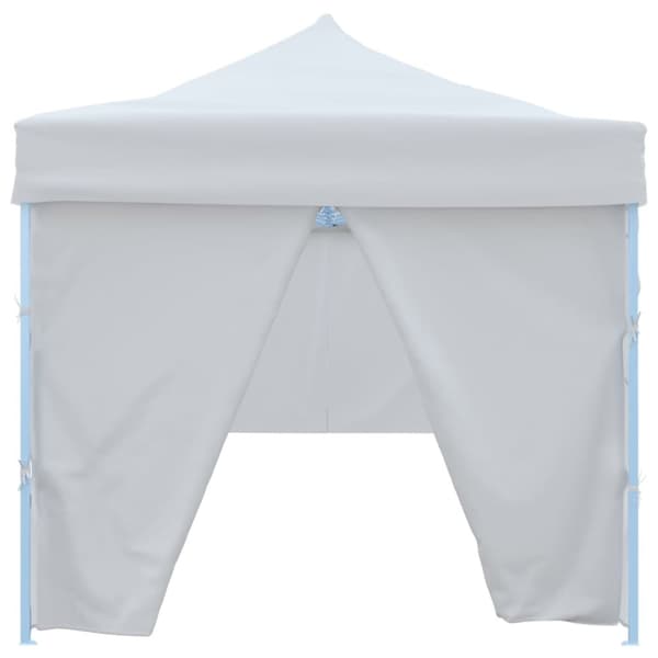 vidaXL Pop-Up hopfällbart partytält med 8 sidoväggar 3x9 m vit