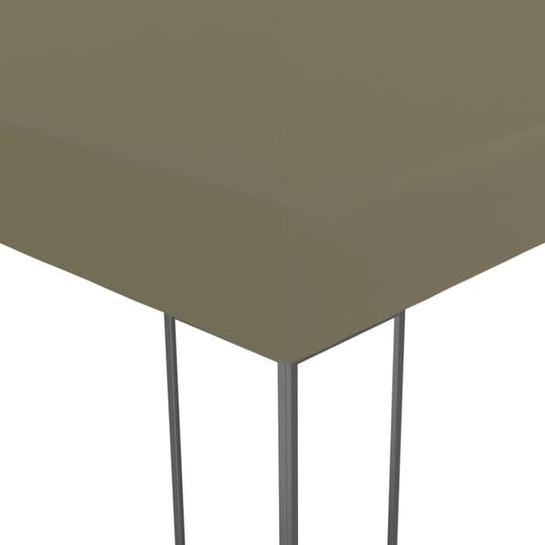 vidaXL Paviljong 3x3 m taupe 180 g/m²