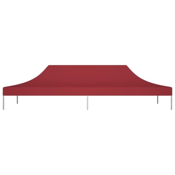 vidaXL Teltduk for festtelt 6x3 m burgunder 270 g/m²
