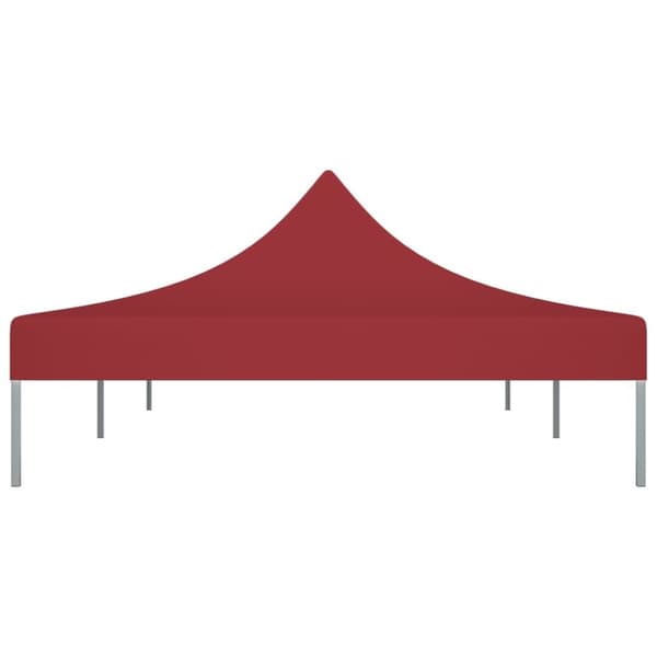 vidaXL Teltduk for festtelt 6x3 m burgunder 270 g/m²