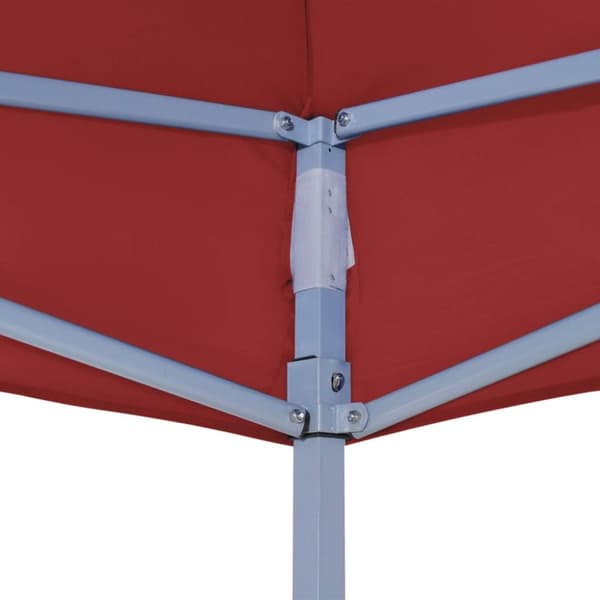 vidaXL Teltduk for festtelt 6x3 m burgunder 270 g/m²
