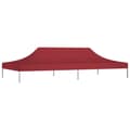 Miniatyrbilde 2 av 6: vidaXL Teltduk for festtelt 6x3 m burgunder 270 g/m²