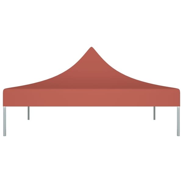 vidaXL tag til festtelt 3x3 m 270 g/m² terrakotta