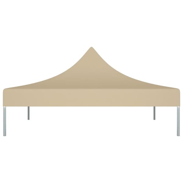 vidaXL Teltduk for festtelt 3x3 m beige 270 g/m²