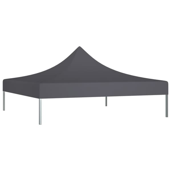 vidaXL Teltduk for festtelt 2x2 m antrasitt 270 g/m²