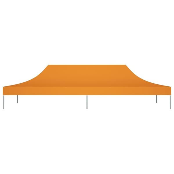 vidaXL Tak till partytält 6x3 m orange 270 g/m²