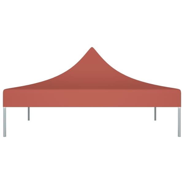 vidaXL Juhlateltan katto 2x2 m terrakotta 270 g/m²