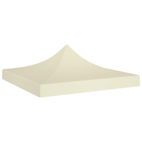 vidaXL tag til festtelt 2x2 m 270 g/m² cremefarvet