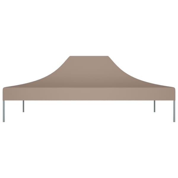 vidaXL tag til festtelt 4,5x3 m 270 g/m² gråbrun