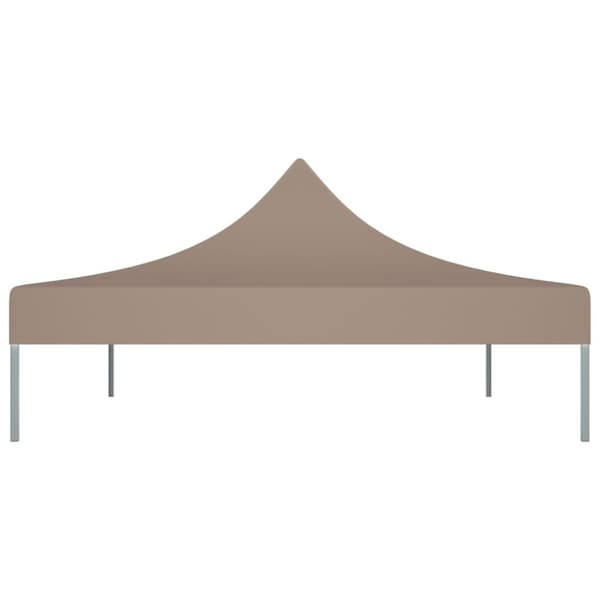 vidaXL tag til festtelt 4,5x3 m 270 g/m² gråbrun