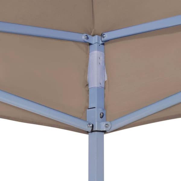 vidaXL tag til festtelt 4,5x3 m 270 g/m² gråbrun