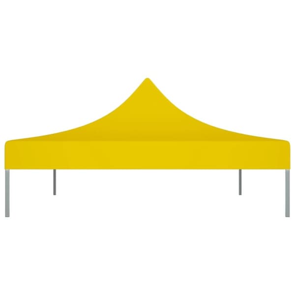 vidaXL Juhlateltan katto 4x3 m keltainen 270 g/m²