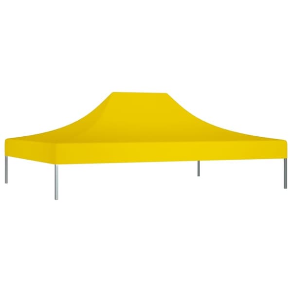 vidaXL Juhlateltan katto 4x3 m keltainen 270 g/m²