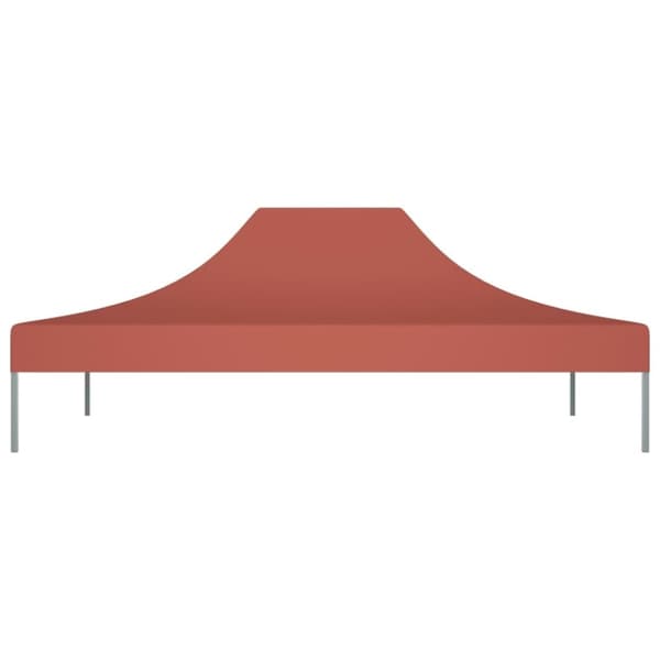 vidaXL tag til festtelt 4x3 m 270 g/m² terrakottafarvet