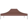 Pikkukuva 3 / 6: vidaXL Juhlateltan katto 4x3 m ruskea 270 g/m²