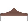 Pikkukuva 4 / 6: vidaXL Juhlateltan katto 4x3 m ruskea 270 g/m²