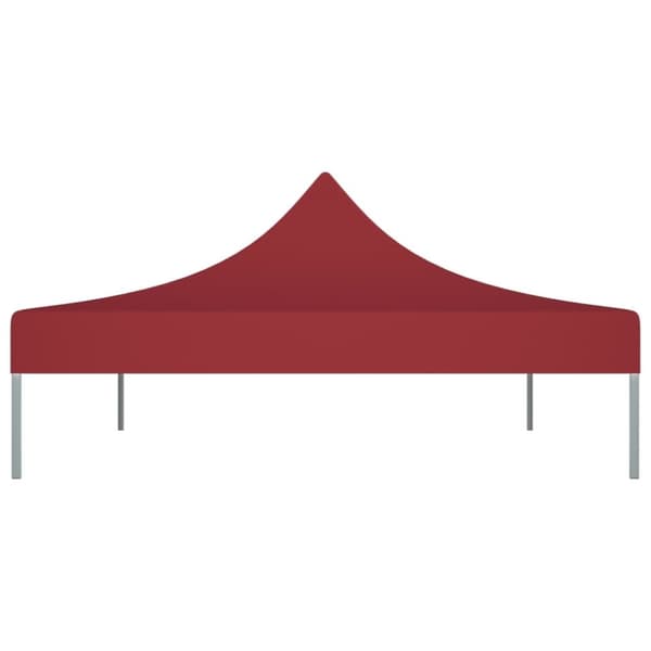 vidaXL Juhlateltan katto 4x3 m viininpunainen 270 g/m²