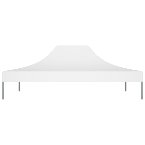 vidaXL Juhlateltan katto 4x3 m valkoinen 270 g/m²