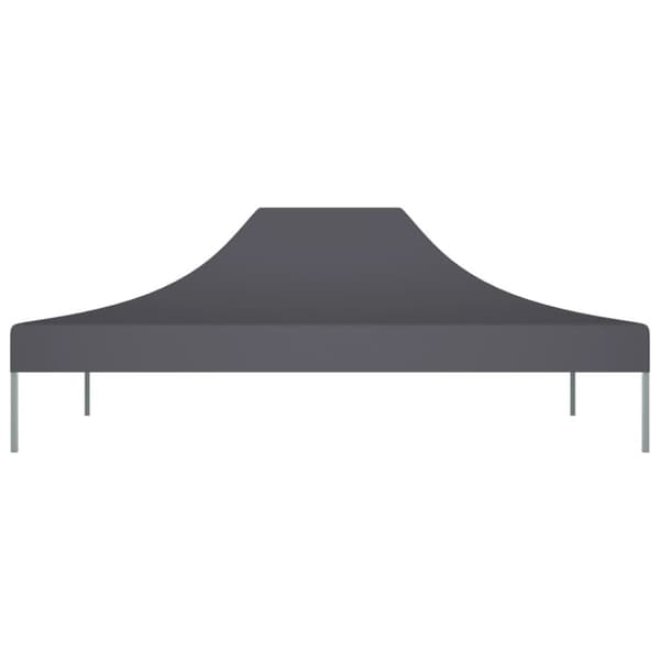 vidaXL tag til festtelt 4x3 m 270 g/m² antracitgrå