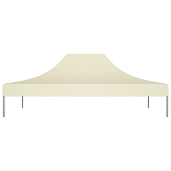 vidaXL Teltduk for festtelt 4x3 m kremhvit 270 g/m²