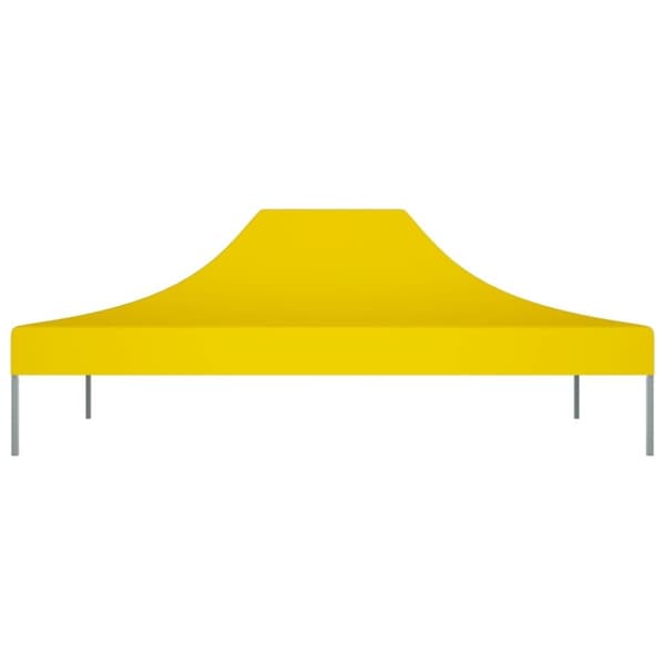 vidaXL Teltduk for festtelt 4x3 m gul 270 g/m²