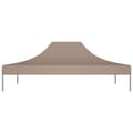 Miniatyrbilde 3 av 6: vidaXL Teltduk for festtelt 4x3 m gråbrun 270 g/m²