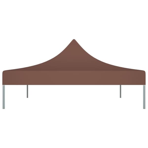 vidaXL Teltduk for festtelt 4x3 m brun 270 g/m²