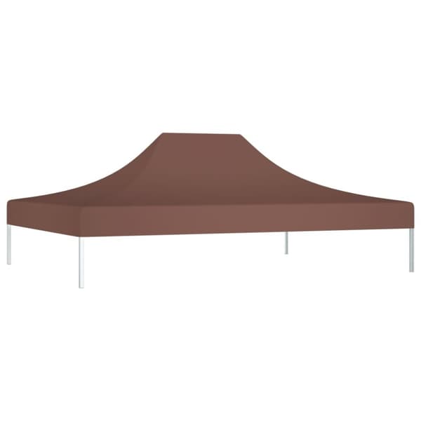 vidaXL Teltduk for festtelt 4x3 m brun 270 g/m²