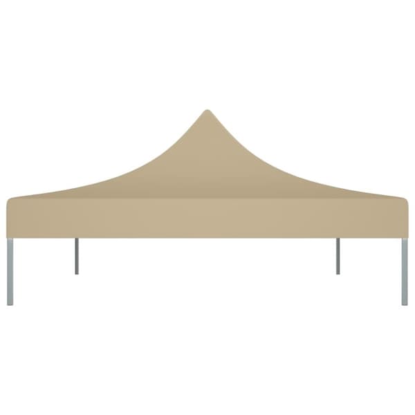 vidaXL Teltduk for festtelt 4,5x3 m beige 270 g/m²