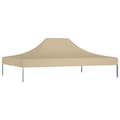 Miniatyrbilde 2 av 6: vidaXL Teltduk for festtelt 4,5x3 m beige 270 g/m²
