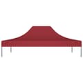 Miniatyrbilde 3 av 6: vidaXL Teltduk for festtelt 4x3 m burgunder 270 g/m²