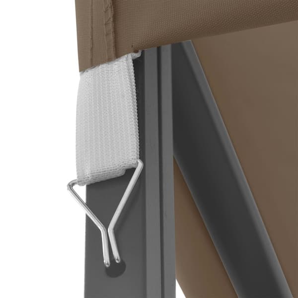 vidaXL Paviljong 3x3 m taupe