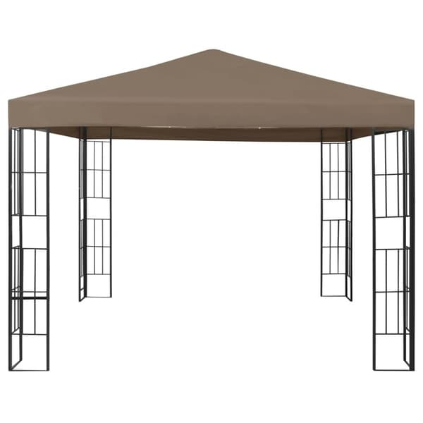 vidaXL Paviljong 3x3 m taupe