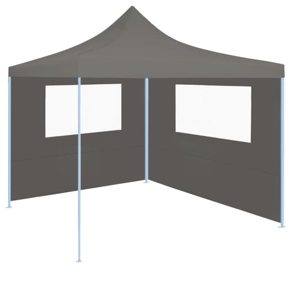 vidaXL 3070423  Gazebo Sidewall with Windows 4x2 m Anthracite (315312)