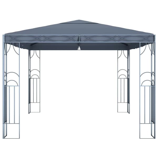 vidaXL Huvimaja LED-valonauhoilla 400x300 cm antrasiitti