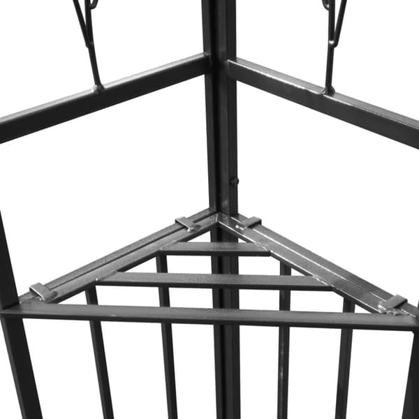 vidaXL Huvimaja LED-valonauhoilla 3x3 m valkoinen