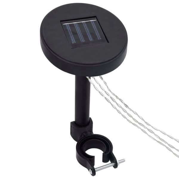 vidaXL Huvimaja LED-valonauhoilla 3x3 m valkoinen