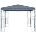Miniatyrbillede 4 af 8: vidaXL pavillon med LED-lyskæder 300x300 cm antracitgrå