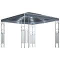 Miniatyrbillede 2 af 8: vidaXL pavillon med LED-lyskæder 300x300 cm antracitgrå