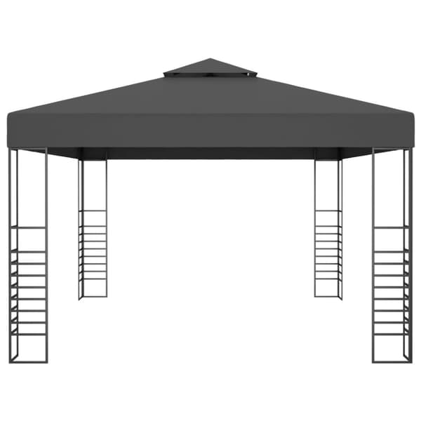vidaXL Huvimaja LED-valonauhoilla 3x4 m antrasiitti