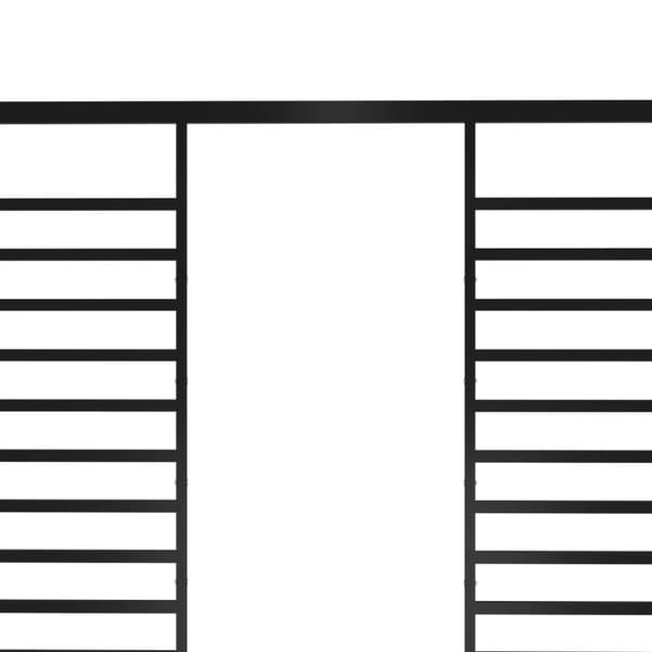 vidaXL Paviljong med uttrekkbart tak 4x3x2,3 m antrasitt 180 g/m²