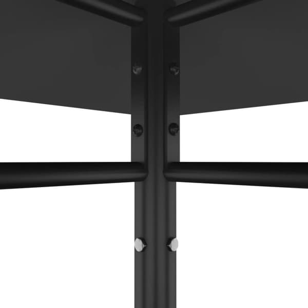 vidaXL Paviljong 3x3x2,7 m antrasitt 180 g/m²