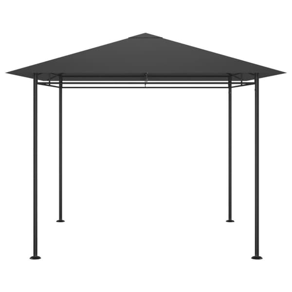vidaXL Paviljong 3x3x2,7 m antrasitt 180 g/m²